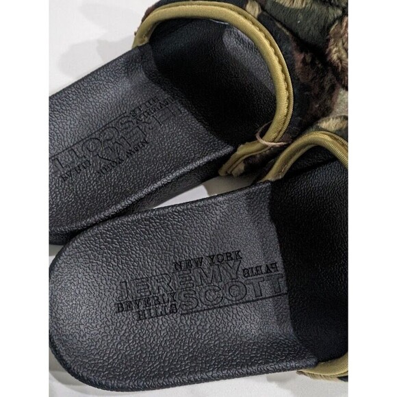 Adidas Jeremy Scott Adilette Teddy Bear Camo Slides H02882 Men's Size 5 NEW - Picture 5 of 8